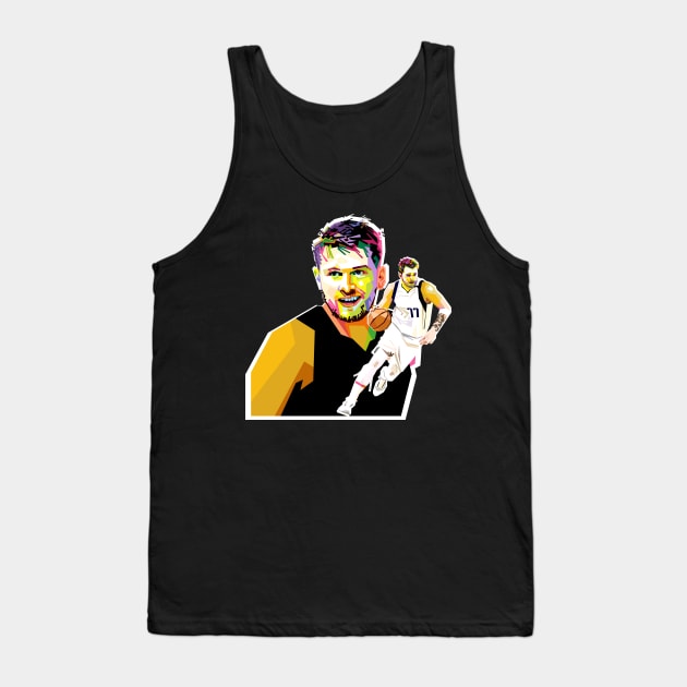 Luka Doncic Tank Top by Vector Baturaja